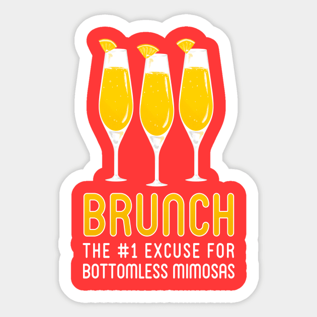 Mimosas and Brunches Sticker by IlanB